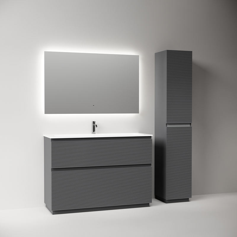 Тумба под раковину Sancos Folk Floor 120 FL120FGS напольная, Grey soft