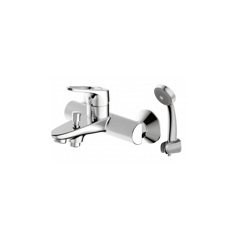 Смеситель для ванны с душем Bravat Drop-D F648162C-B-RUS хром