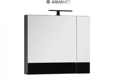 Зеркало-шкаф Aquanet Нота 75 169190 черный