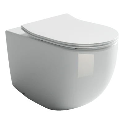 Унитаз приставной Ceramica Nova Metropol CN4004 белый глянец