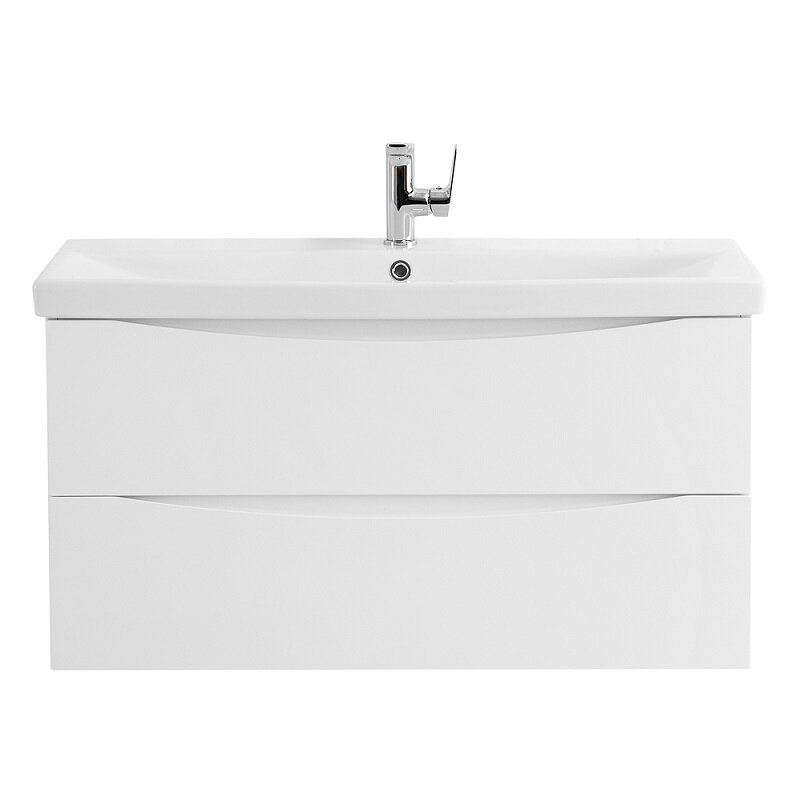 Тумба под раковину BelBagno Marino 80 MARINO-CER-800-2C-SO-BL-P белая глянцева