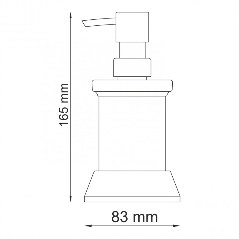 Дозатор Wasserkraft Donau K-2499 хром