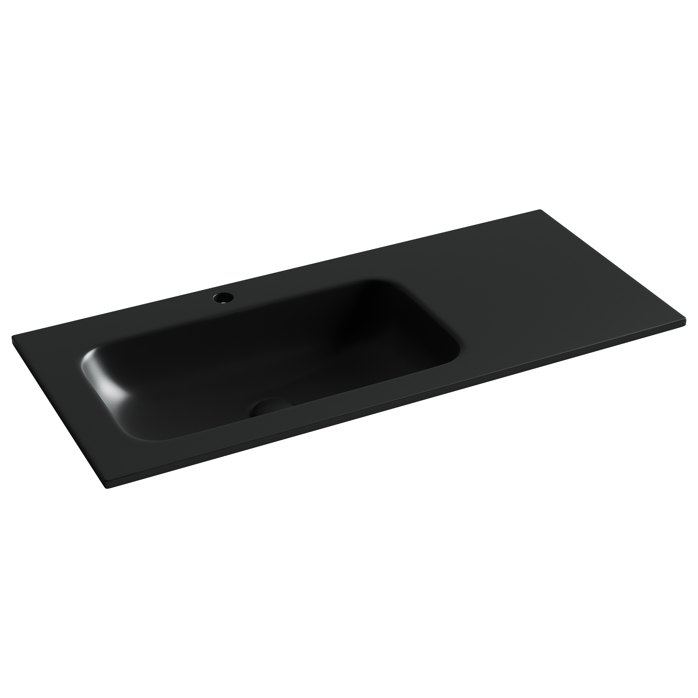 Раковина встраиваемая Ceramica Nova Grace 100см CN7014MB черная матовая