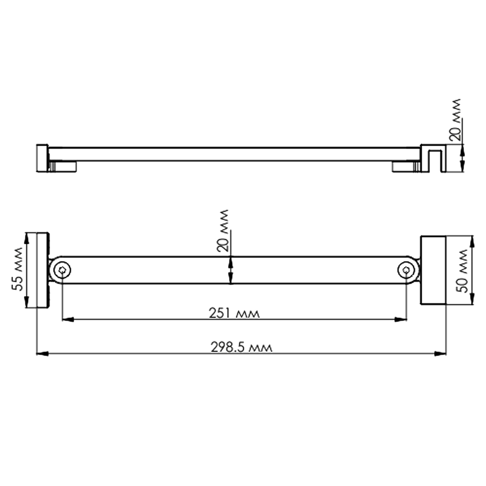 Фиксатор для шторки Wasserkraft Berkel D162