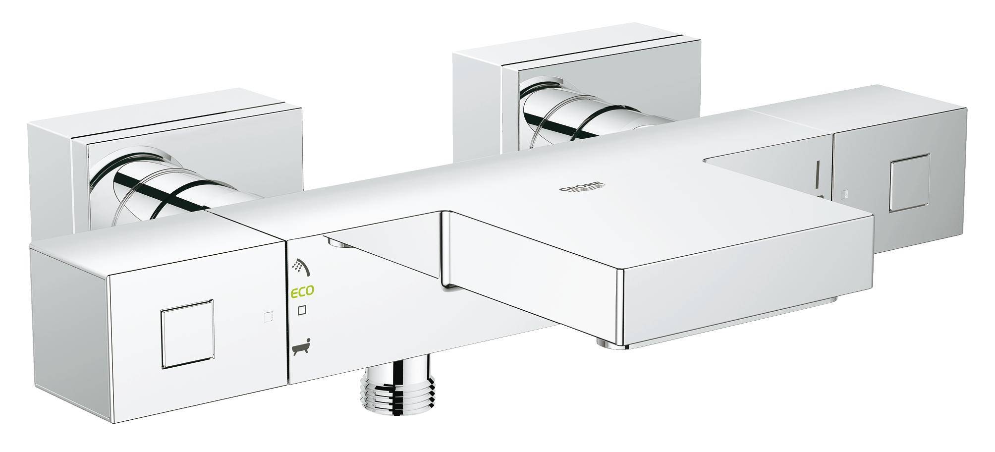Термостатический смеситель Grohe Grohtherm Cube 34497000 для ванны с душем, хром