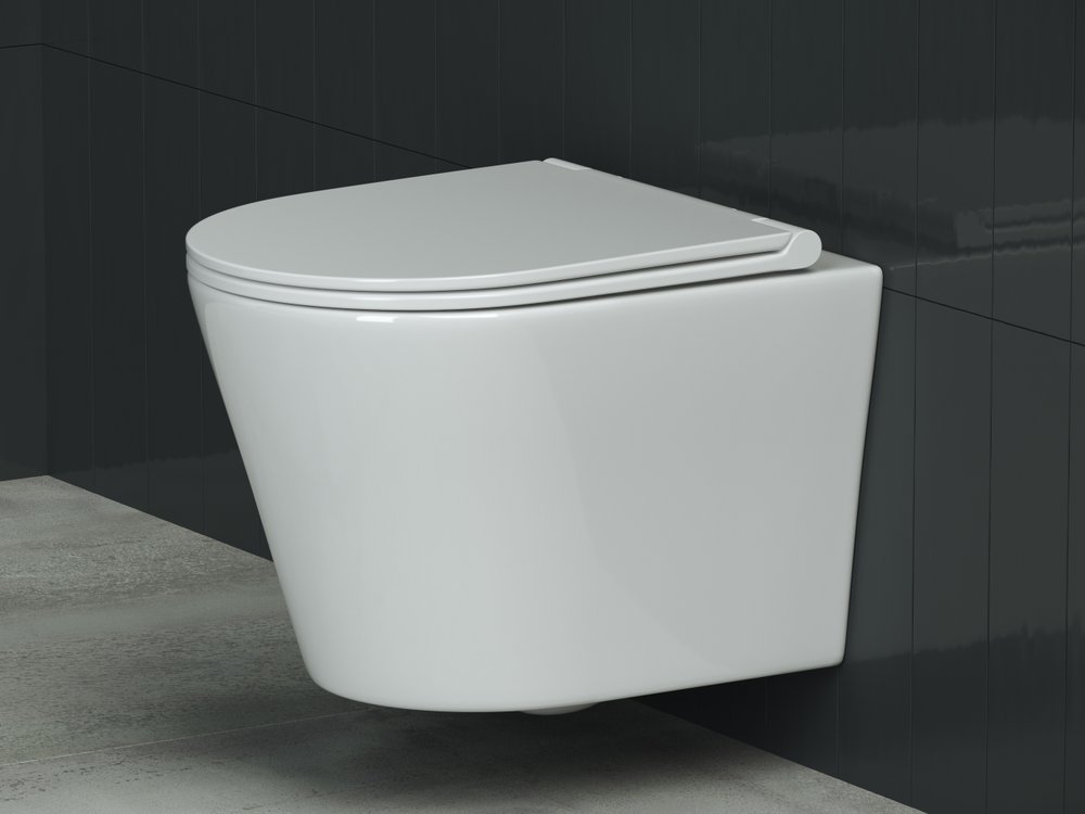 Система инсталляции для унитазов Ceramica Nova Envision Round CN1001CH с кнопкой и унитазом CN3011
