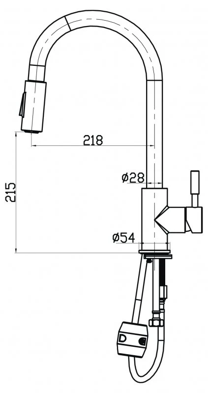 Смеситель для кухни BelBagno NOVA BB-LAM31A-IN сатин