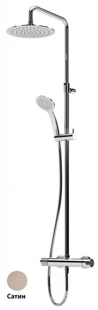 Душевая стойка Cezares Leaf LEAF-CDA-25-ST Satinox сатин Душевая стойка Cezares Leaf LEAF-CDA-25-ST Satinox сатин