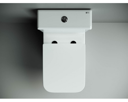 Унитаз-компакт Ceramica Nova Cubic CN1803 белый глянец