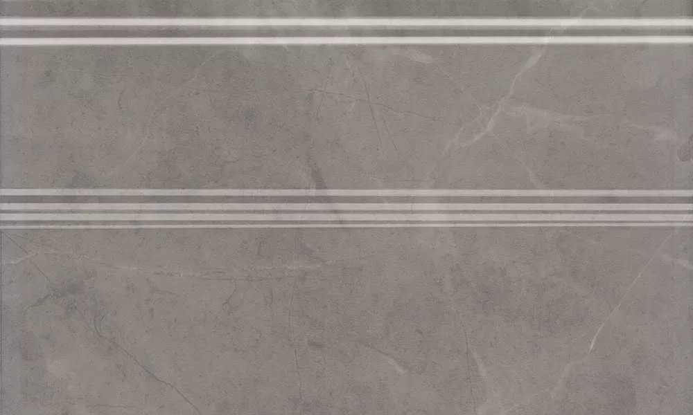 Плинтус Гран Пале серый глянцевый 25x15x1,5, 1, шт