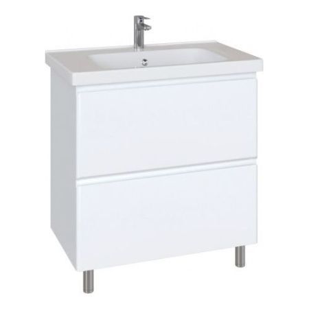 Тумба с раковиной SanStar Bianca 65 139.1-1.5.1.К белая глянцевая