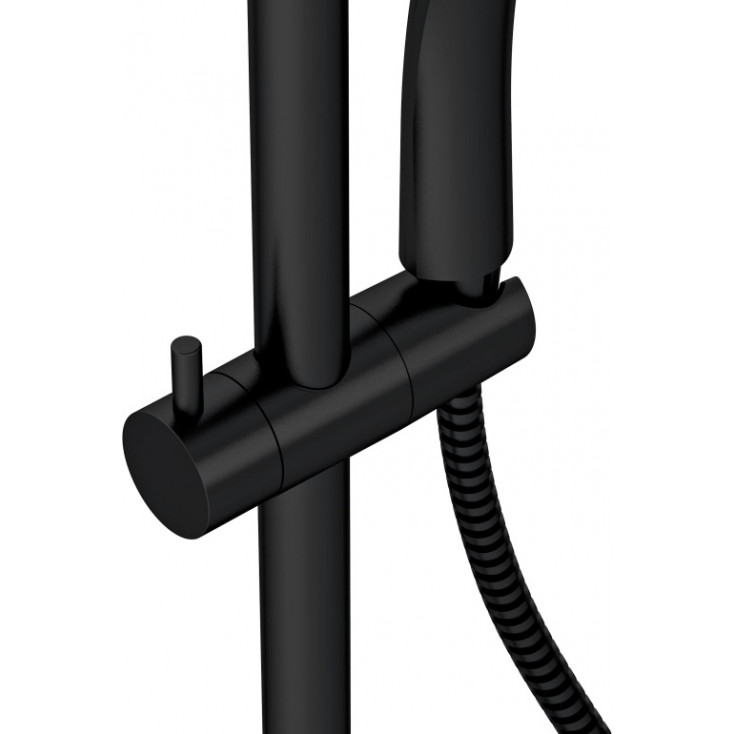 Душевая стойка Cersanit Brasko Black A63112 черная матовая