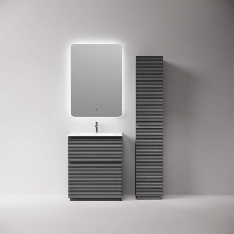 Тумба под раковину Sancos Folk Floor 60 FL60FGS напольная, Grey soft