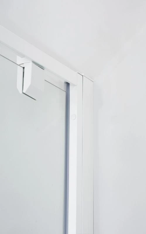 Душевая дверь в нишу Cezares 70см RELAX-BA-1-70-C-Bi профиль белый, стекло рифленое