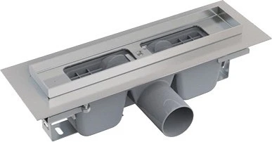 Душевой лоток AlcaPlast APZ101 300 с опорами, хром