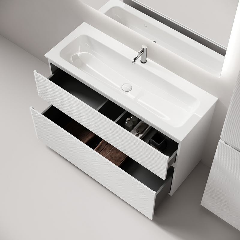 Тумба под раковину Sancos Folk Floor 120 FL120FW напольная, Bianco