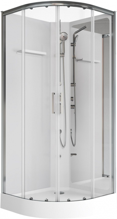 Душевая кабина Aquanet Passion R 2.0 90x90см 263868 прозрачное стекло
