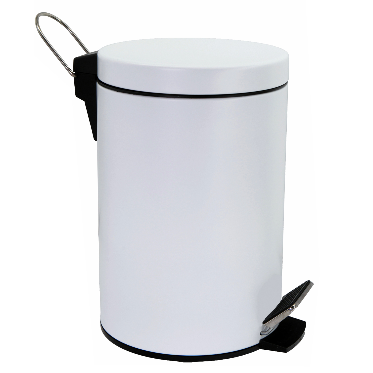 Ведро для мусора Wasserkraft Kammel K-8300 635WHITE 5L белое матовое