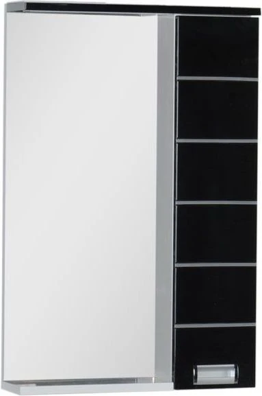 Зеркало-шкаф Aquanet Доминика 55 LED черный