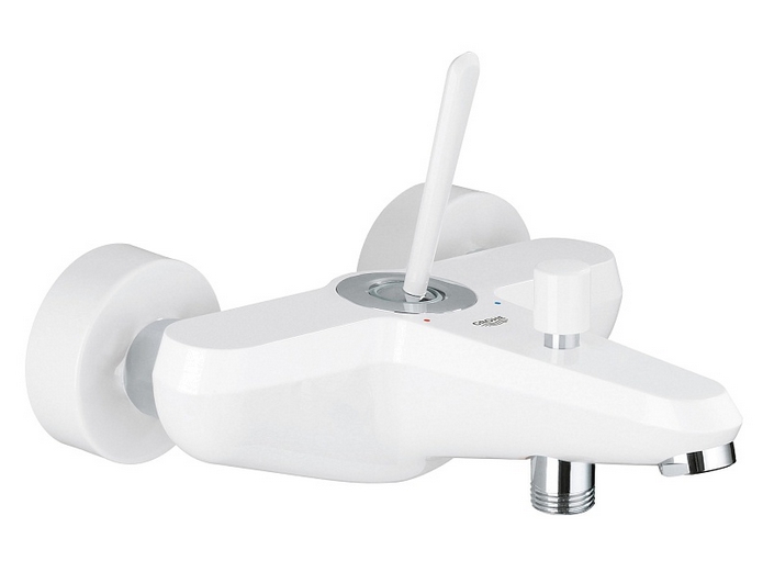 Смеситель для ванны с душем Grohe Eurodisc joy 23431LS0 белый