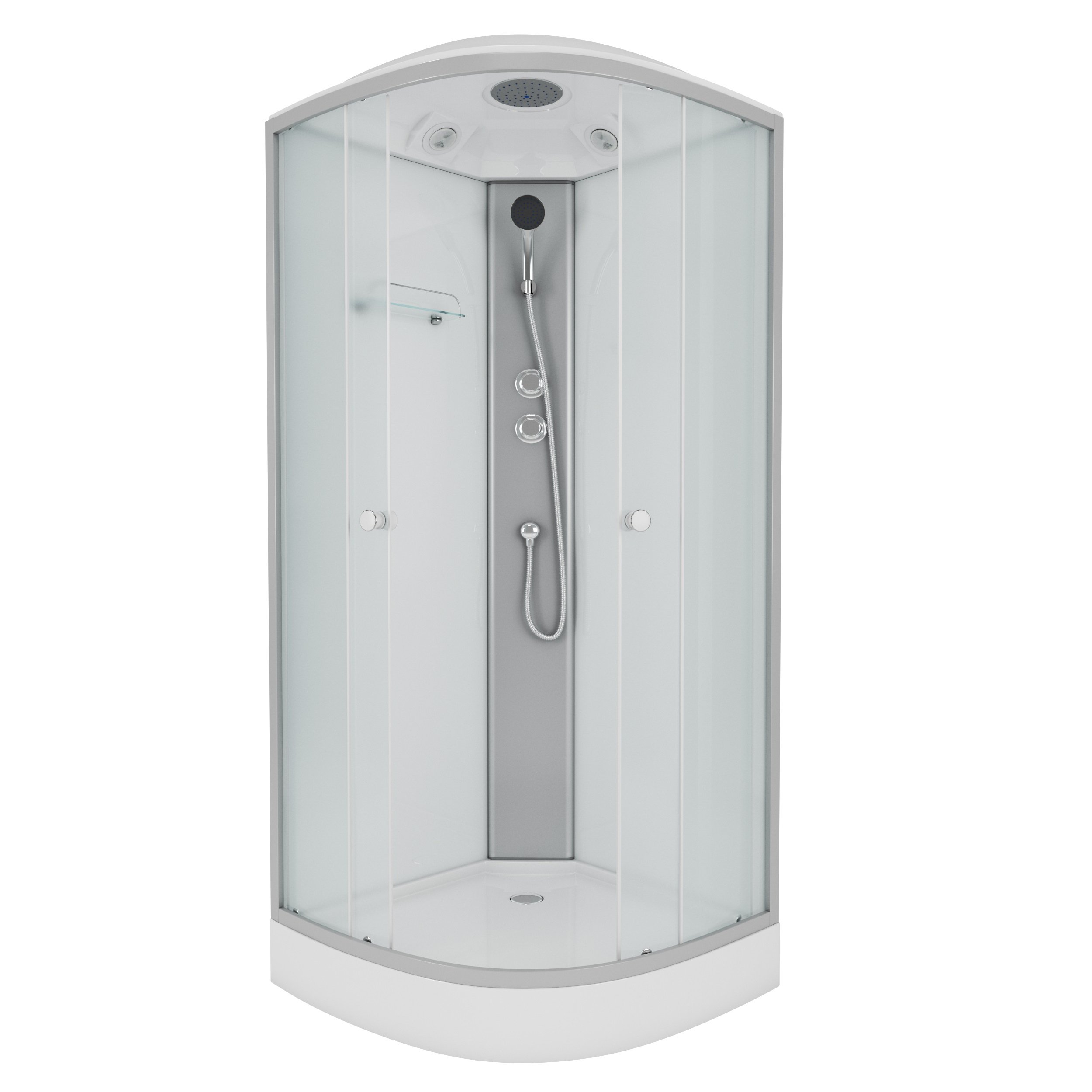 Душевая кабина Niagara Eco 80x80см NG-4303 профиль серебро
