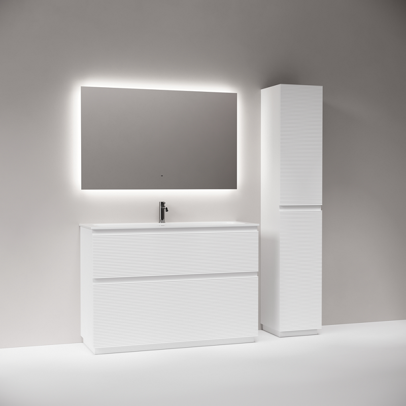 Тумба под раковину Sancos Folk Floor 120 FL120FW напольная, Bianco
