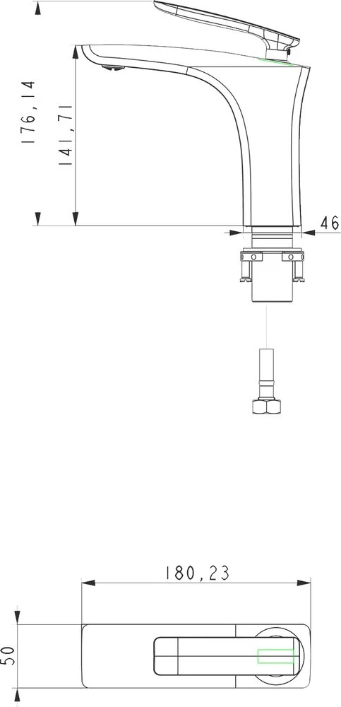 Смеситель для раковины Timo Helmi 4061/03F черный матовый