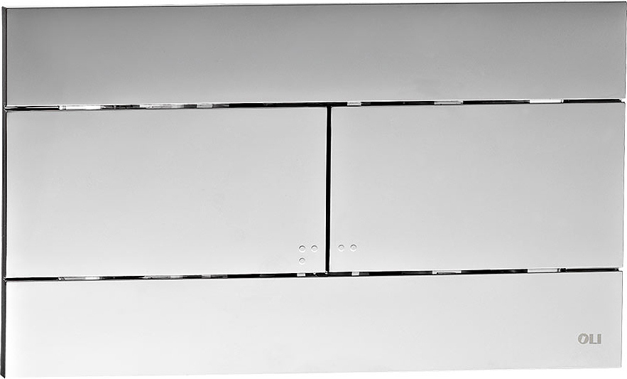 Кнопка смыва OLI Slim 659046 хром матовая