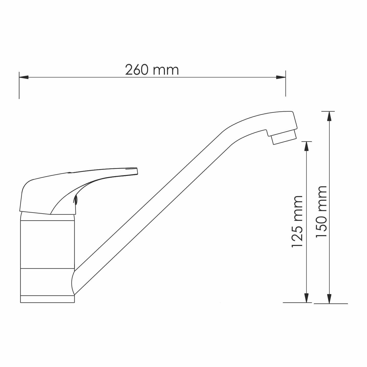 Смеситель для кухни Wasserkraft 6307 хром