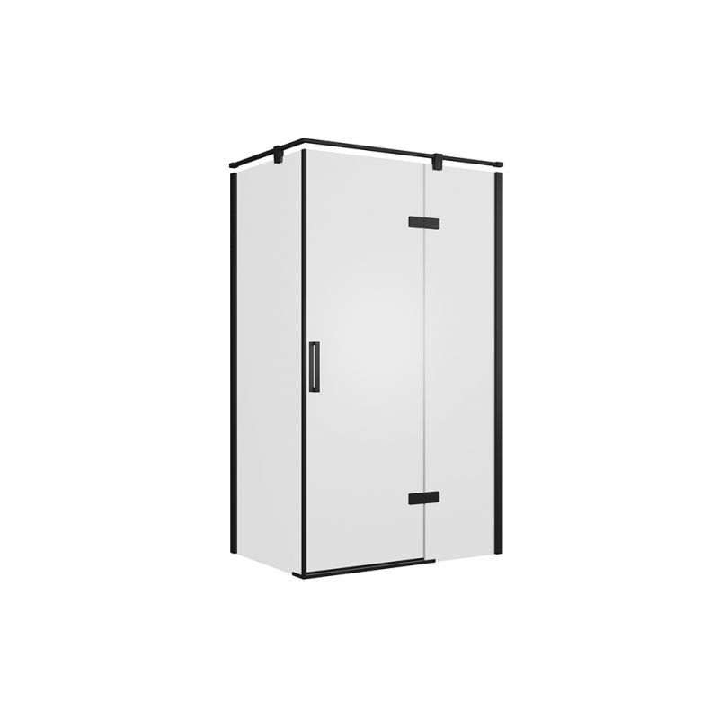 Душевой уголок Bravat Blackline 80x120см BS120.3113AB профиль черный, стекло прозрачное