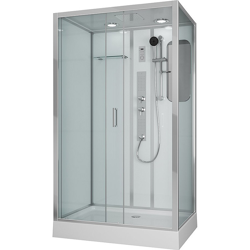 Душевая кабина Niagara Premium 120х80см NG-6012-01GQL профиль хром