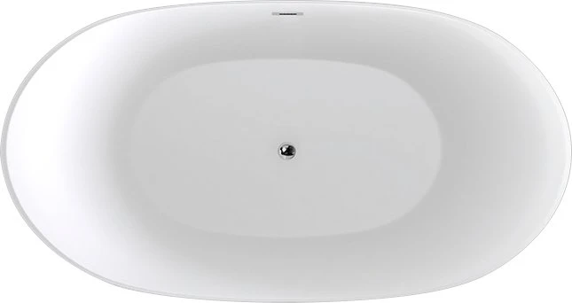 Акриловая ванна Black & White Swan SB104 180x80см 104SB00 белая глянцевая