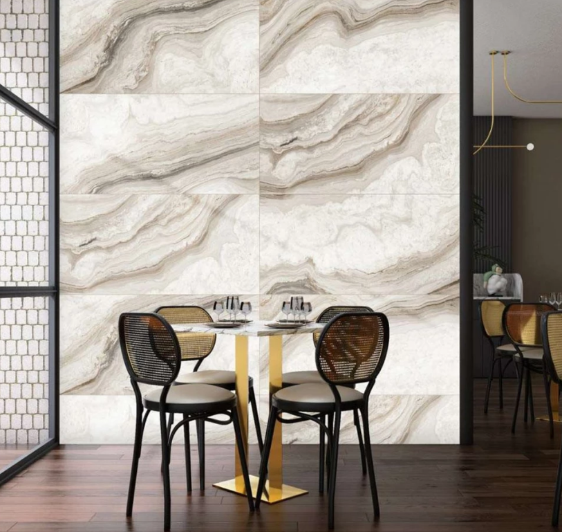 Керамогранит INDIA EARTH ONYX GLOSSY 60х120 см IN 4021 бежевый