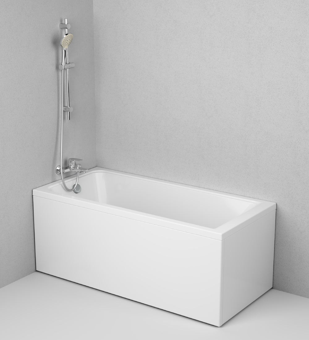 Акриловая ванна AM.PM Gem 150x70 W90A-150-070W-A белая глянцевая