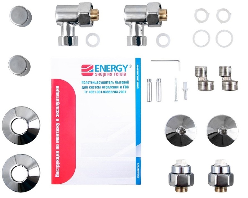 Полотенцесушитель водяной Energy Prestige modus 80х50 см EWTRPRESM0805000000 с полкой, хром