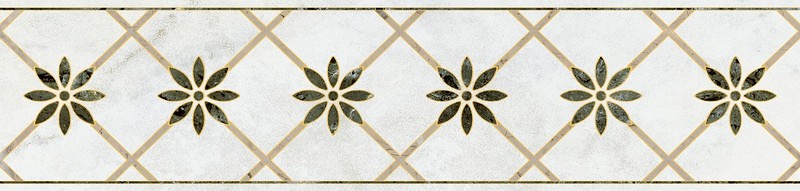 Бордюр Серенада 4 глянцевый обрезной 30x7,2x0,9, 1, шт