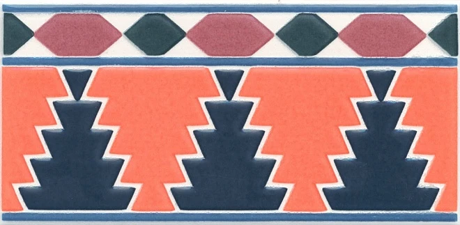 Декор Алькасар глянцевый 7,4x15x0,69, 1, шт