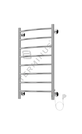 Полотенцесушитель электрический Terminus Классик П8 50х85 см 4670078531360 черный матовый