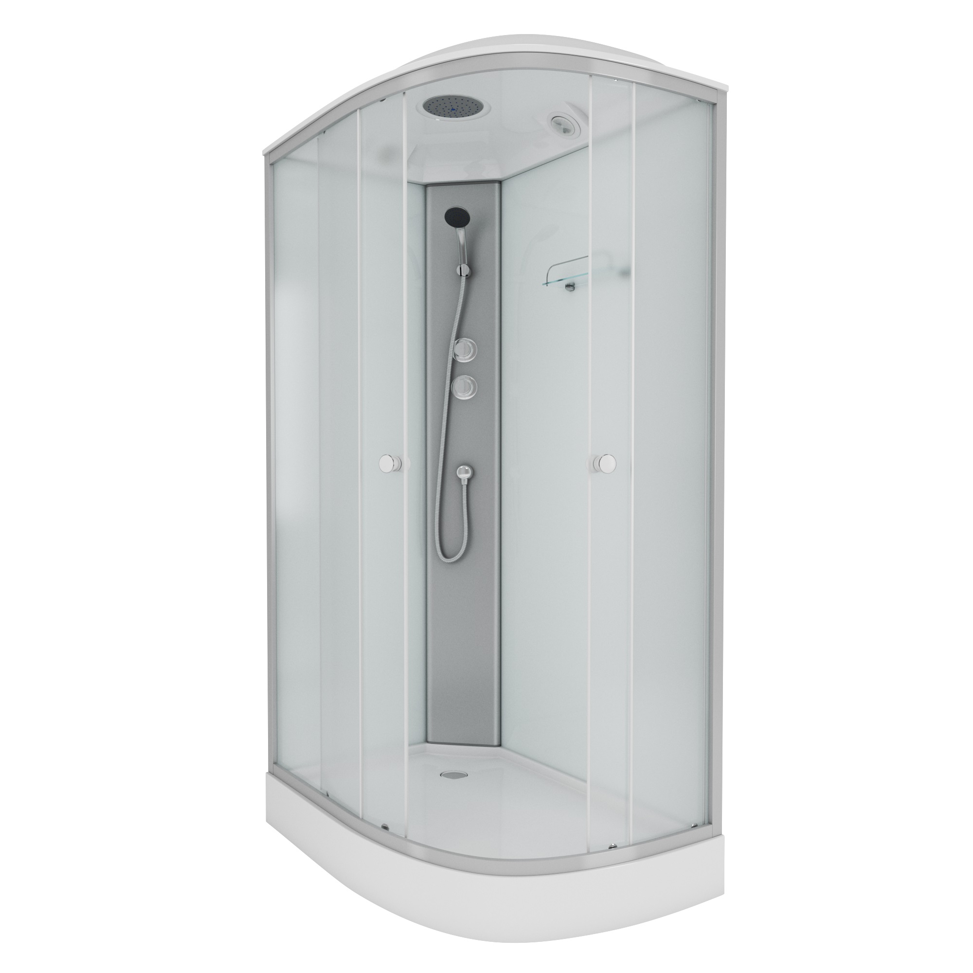 Душевая кабина Niagara Eco 120x80см NG-4312 L профиль серебро