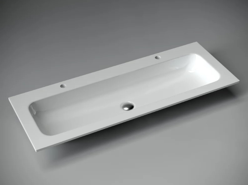 Раковина встраиваемая Ceramica Nova Grace 120см CN7016 белая