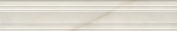 Бордюр Багет Греппи белый глянцевый 40x7,3x2,7, 1, шт