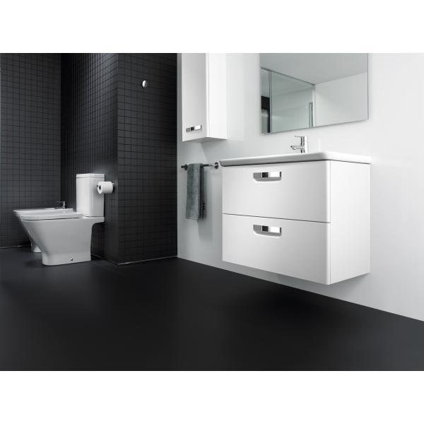 Тумба под раковину Roca Gap 80 ZRU9302877 белая глянцевая