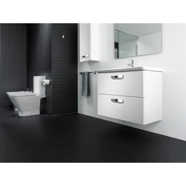 Тумба под раковину Roca Gap 80 ZRU9302877 белая глянцевая
