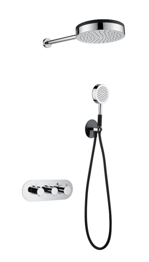 Душевой комплект Cezares MOON-SET-TA250-01 с внутренней частью, хром