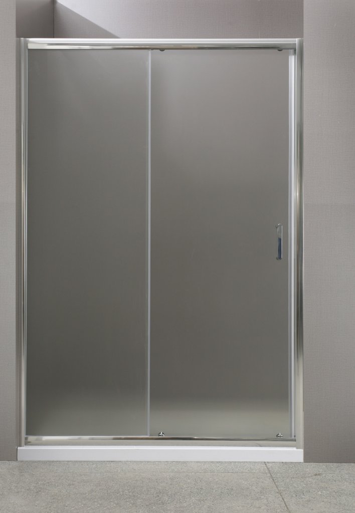 Душевая дверь в нишу BelBagno 125см UNO-BF-1-125-C-Cr профиль хром, стекло прозрачное
