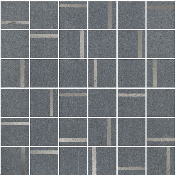 Декор Гварди 2 мозаичный синий матовый обрезной 30x30x0,9, 1, шт