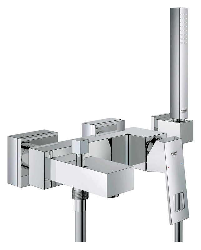 Смеситель для ванны с душем Grohe Eurocube 23141000 хром