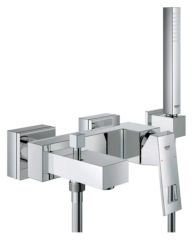 Смеситель для ванны с душем Grohe Eurocube 23141000 хром