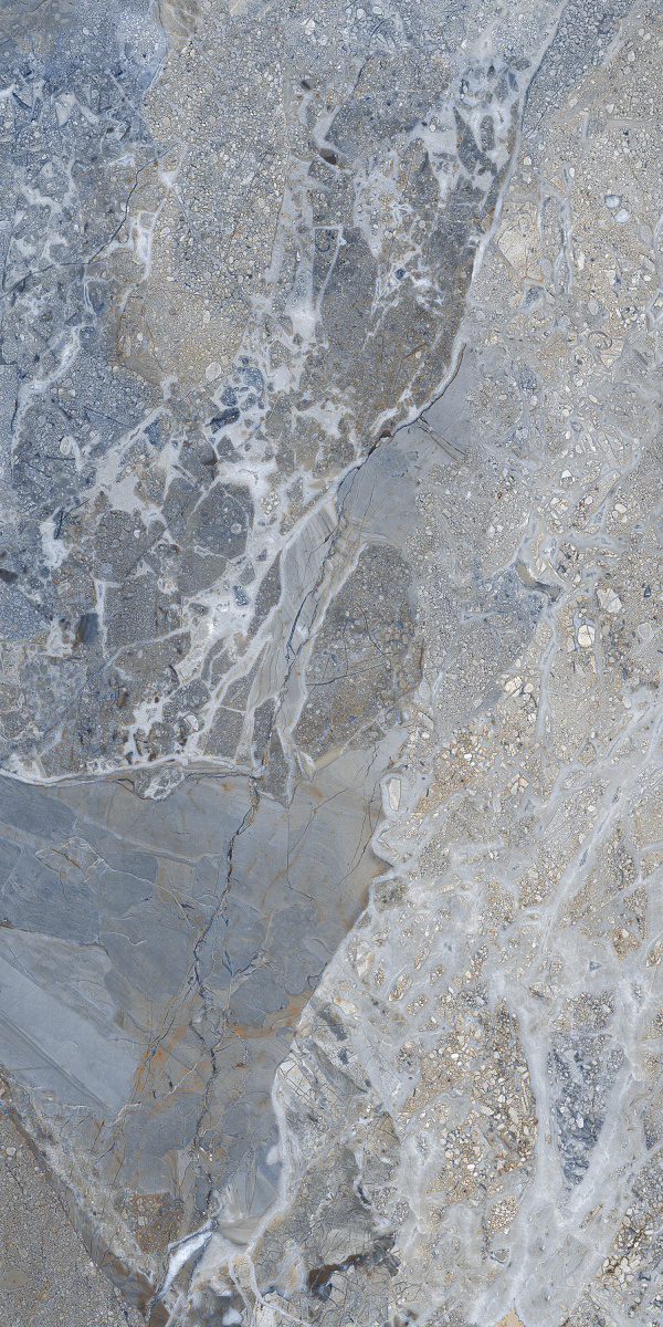 Керамогранит INDIA MAXICO BLUE GLOSSY 60х120 см IN 4036 серый