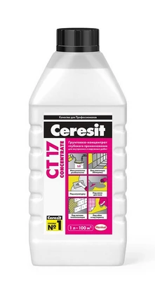 Праймер Ceresit СТ 17 1л (1кг)/12 Концентрат